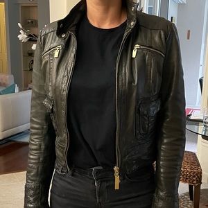 Armani Jeans Leather Jacket